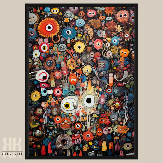 Abstract Trippy Mindscapes Artwork Print