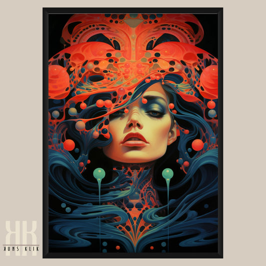 Dreamlike Cosmic Beauty Portrait