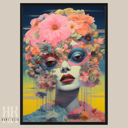 Psychedelic Visionary Woman Illustration