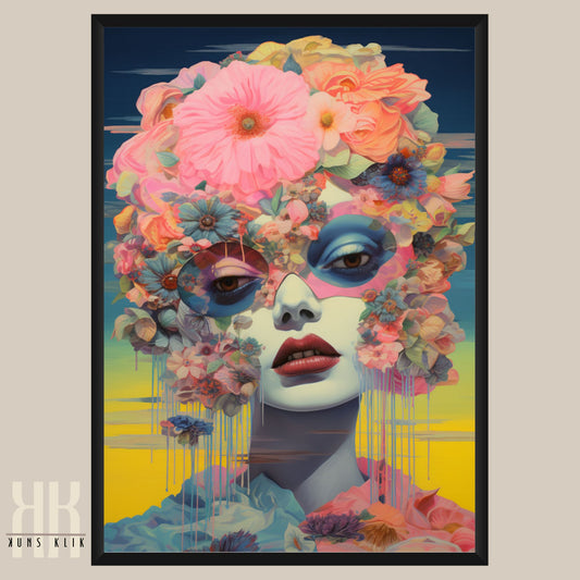 Psychedelic Visionary Woman Illustration