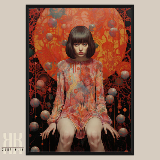 Colourful Psychedelic Dream Art Print