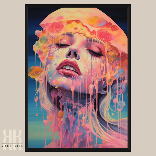Trippy Psychedelic Wall Art Print