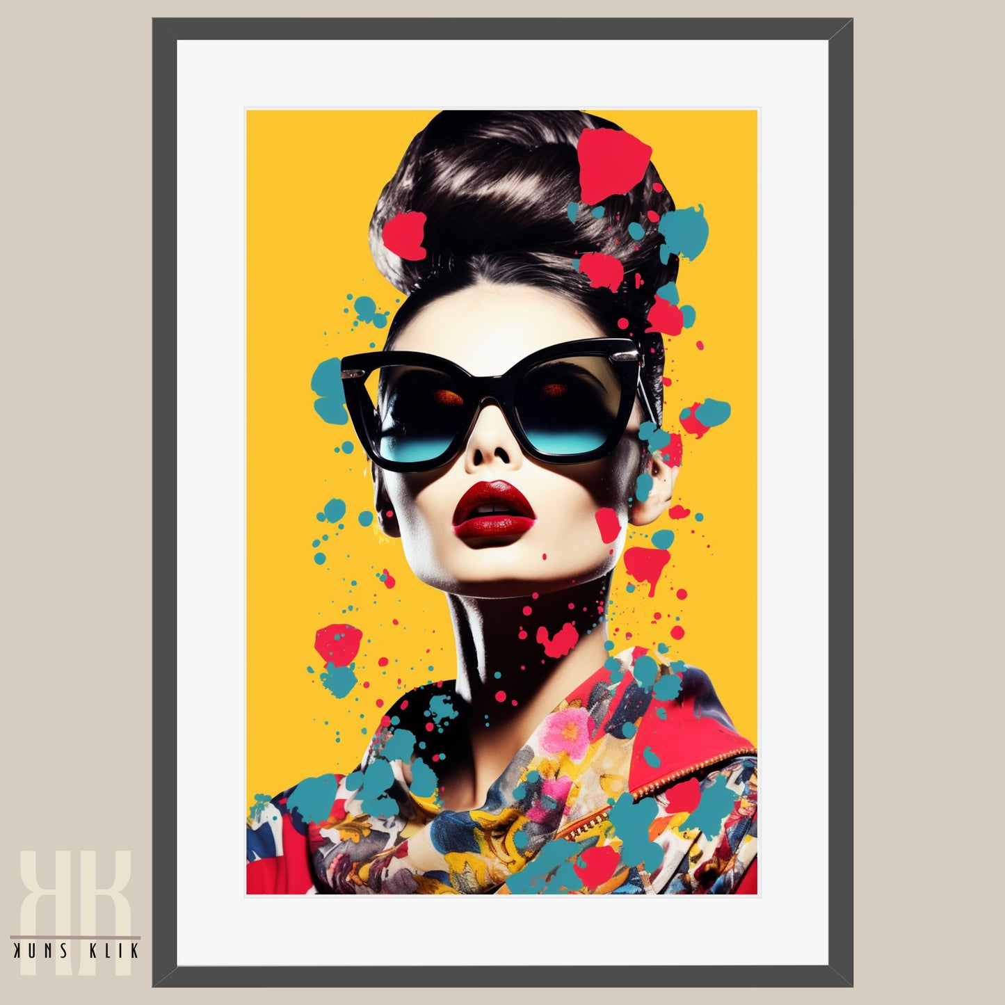 Retro-Chic Fashion Pop Art Print