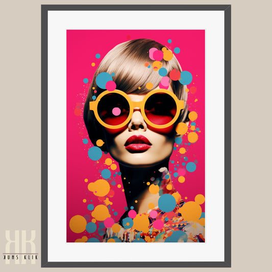 Stylish Pop Art Fashion Print